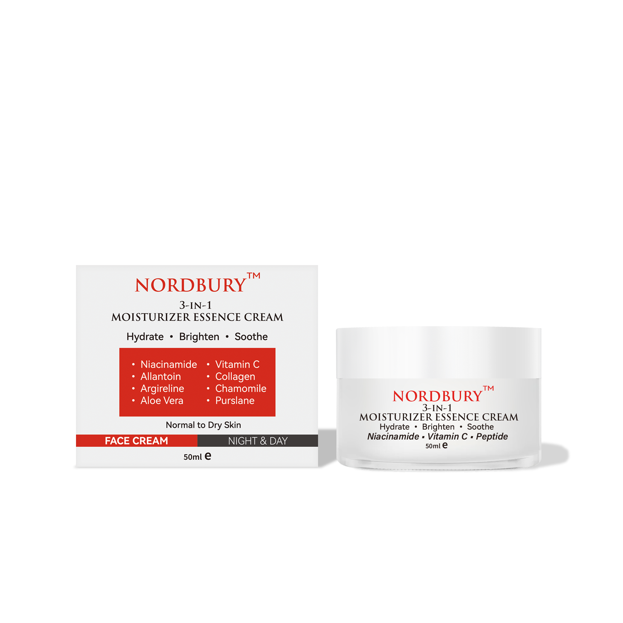 3-in-1 Moisturizer Cream - 50g