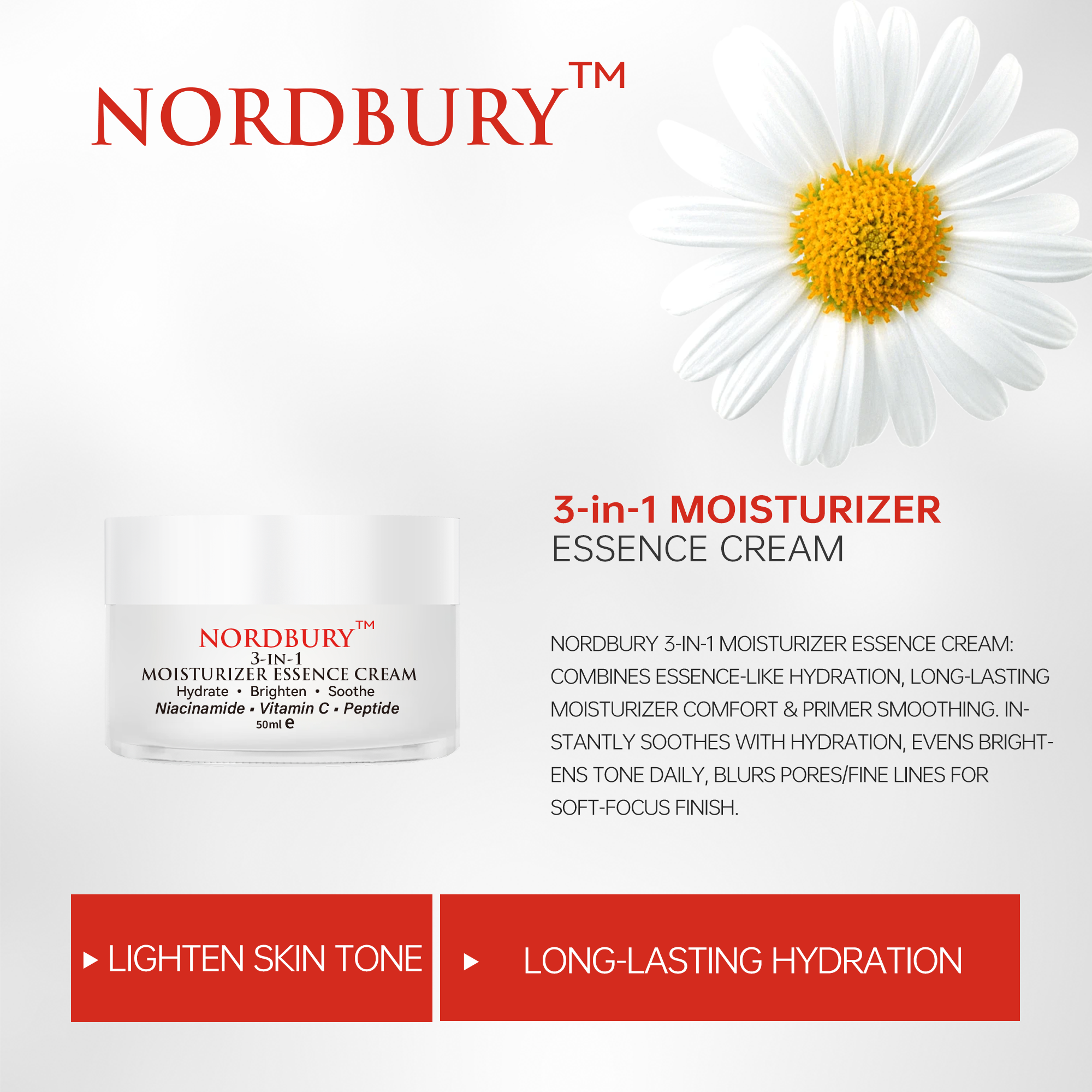 3-in-1 Moisturizer Essence Cream