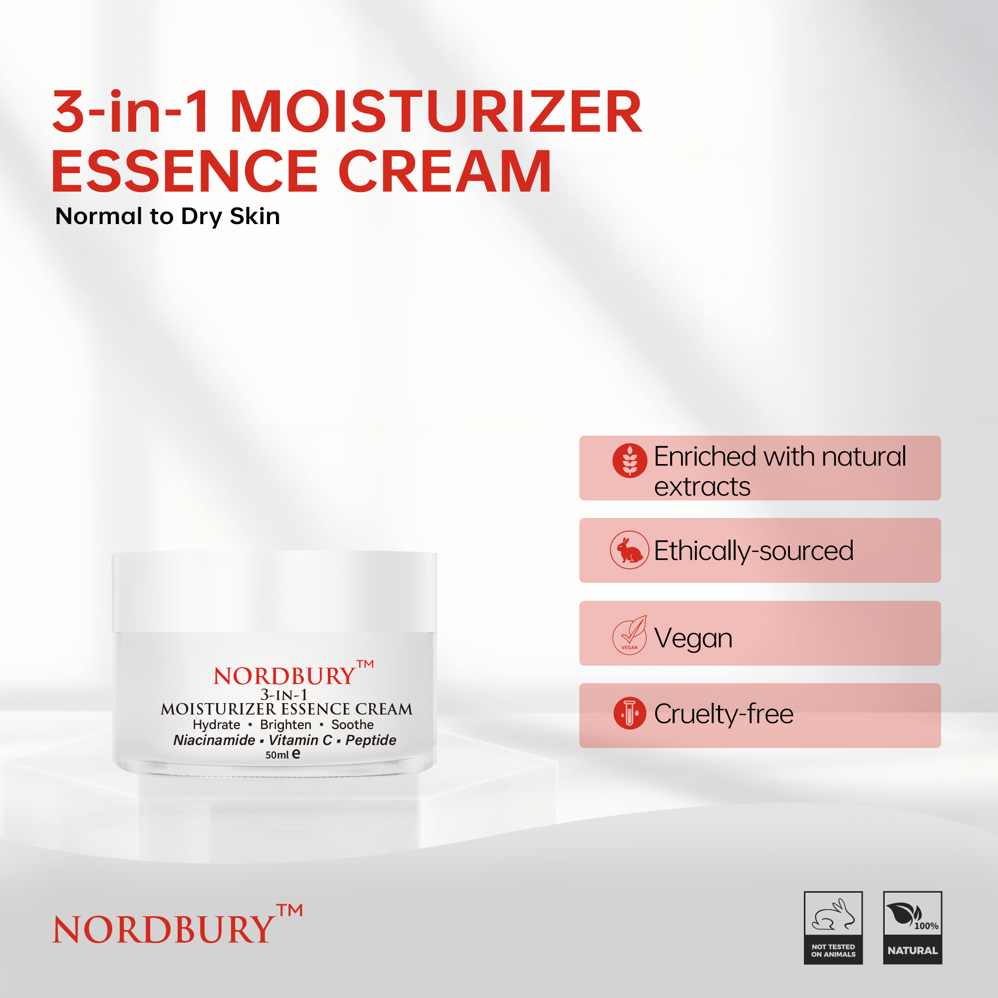 3-in-1 Moisturizer Essence Cream