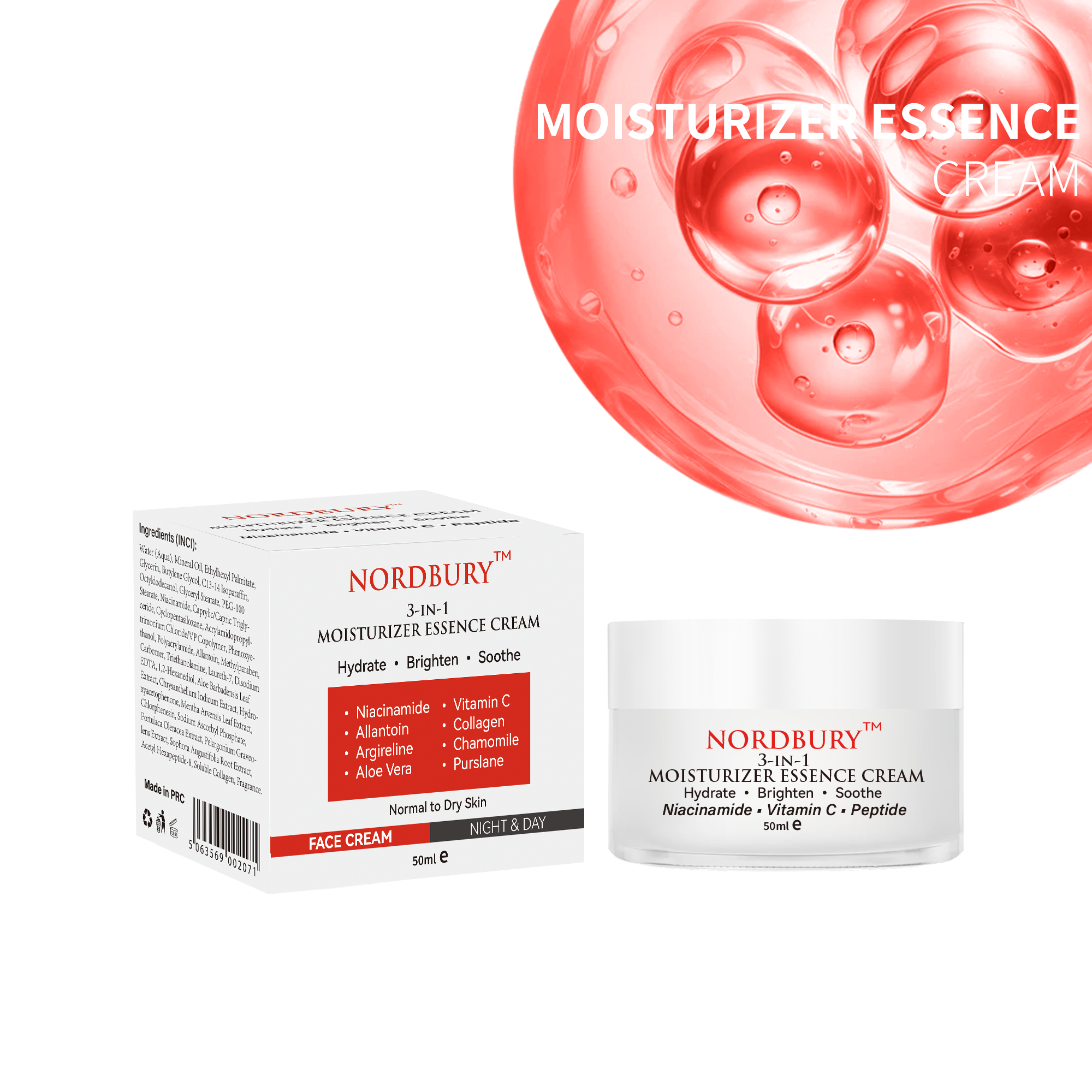 3-in-1 Moisturizer Essence Cream