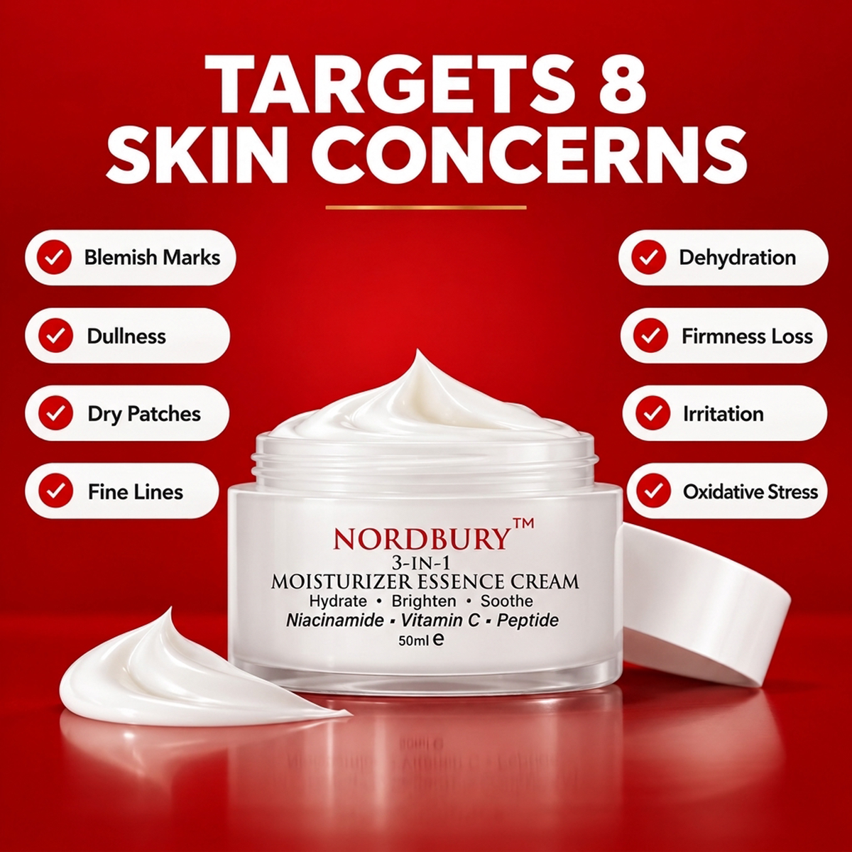 3-in-1 Moisturizer Cream - 50g