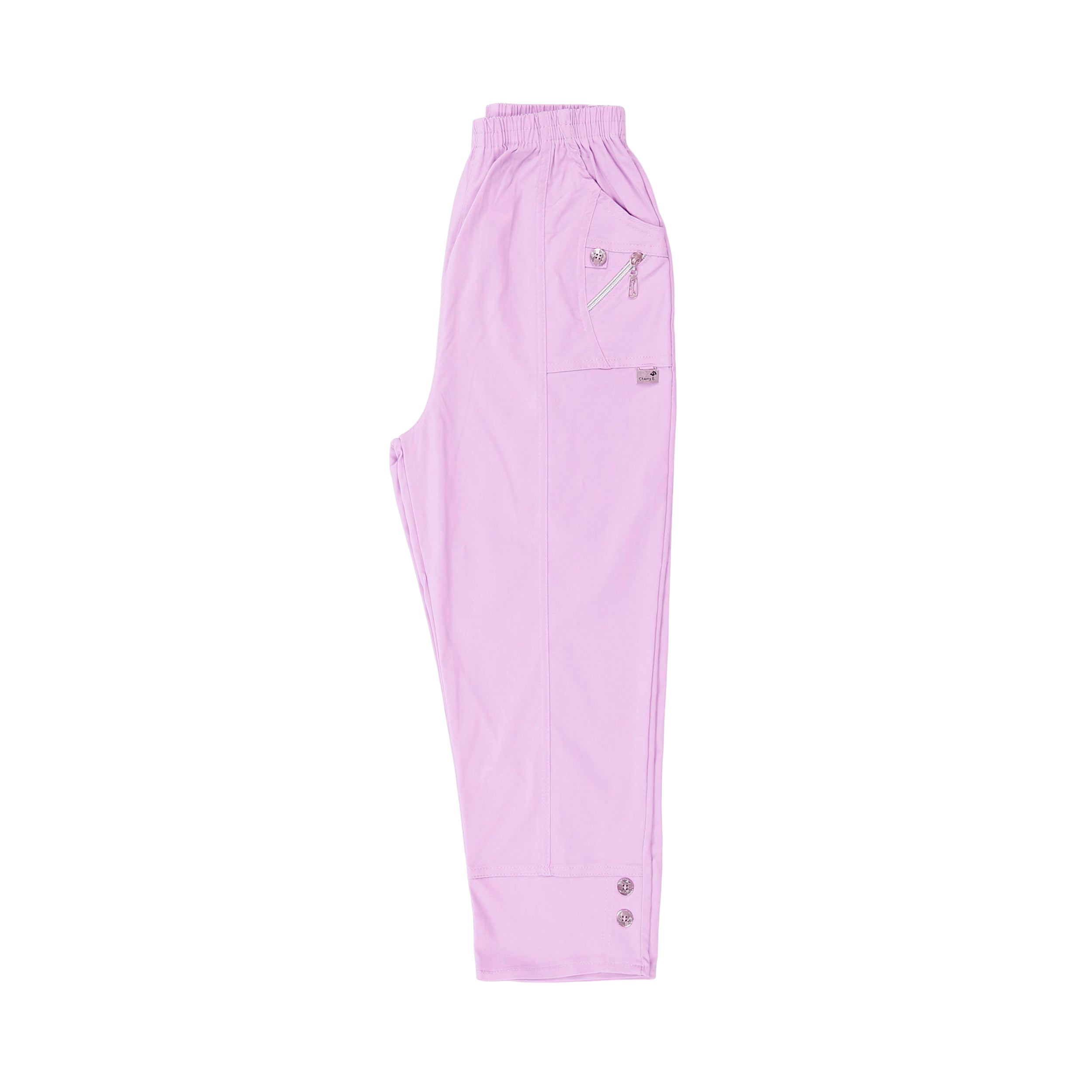 Cherry Berry Cropped Trousers - Lilac
