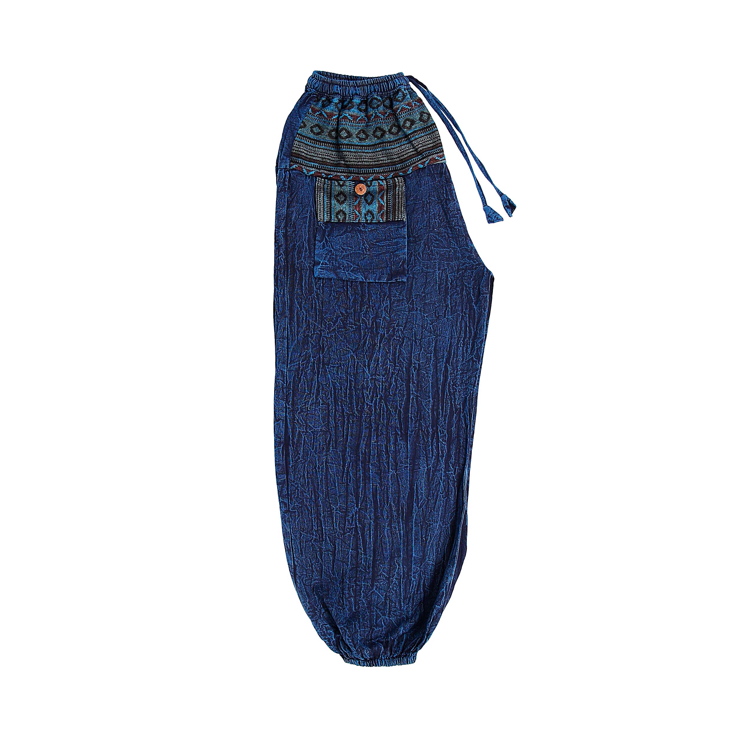 Harem Ghari Trousers - Blue