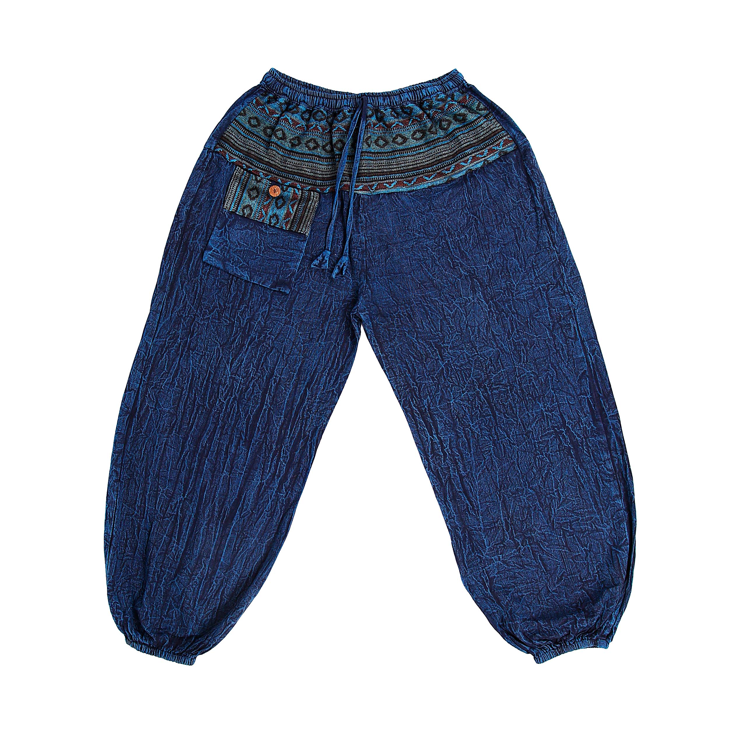 Harem Ghari Trousers - Blue