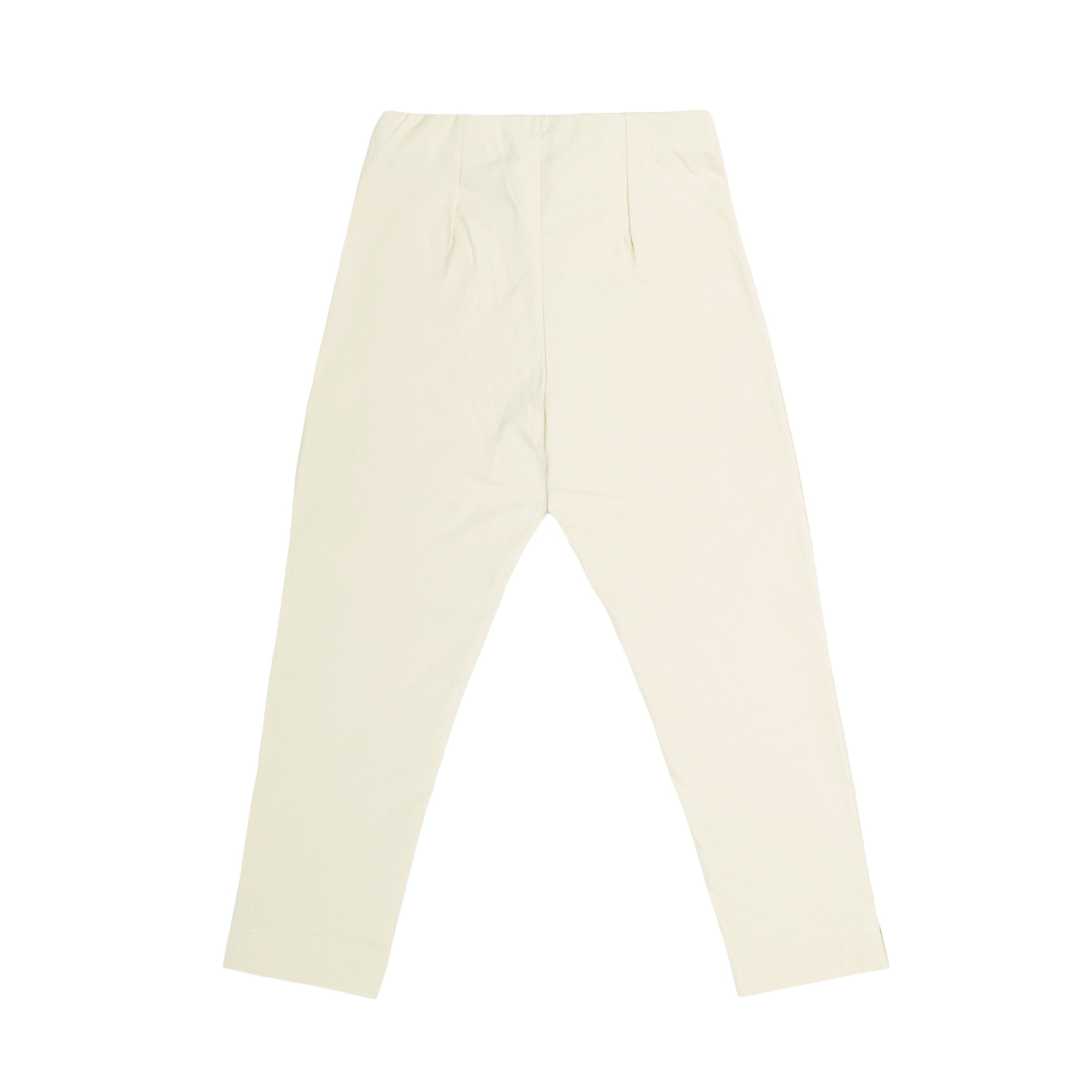 Capri Cropped Stretch Trouser - Beige