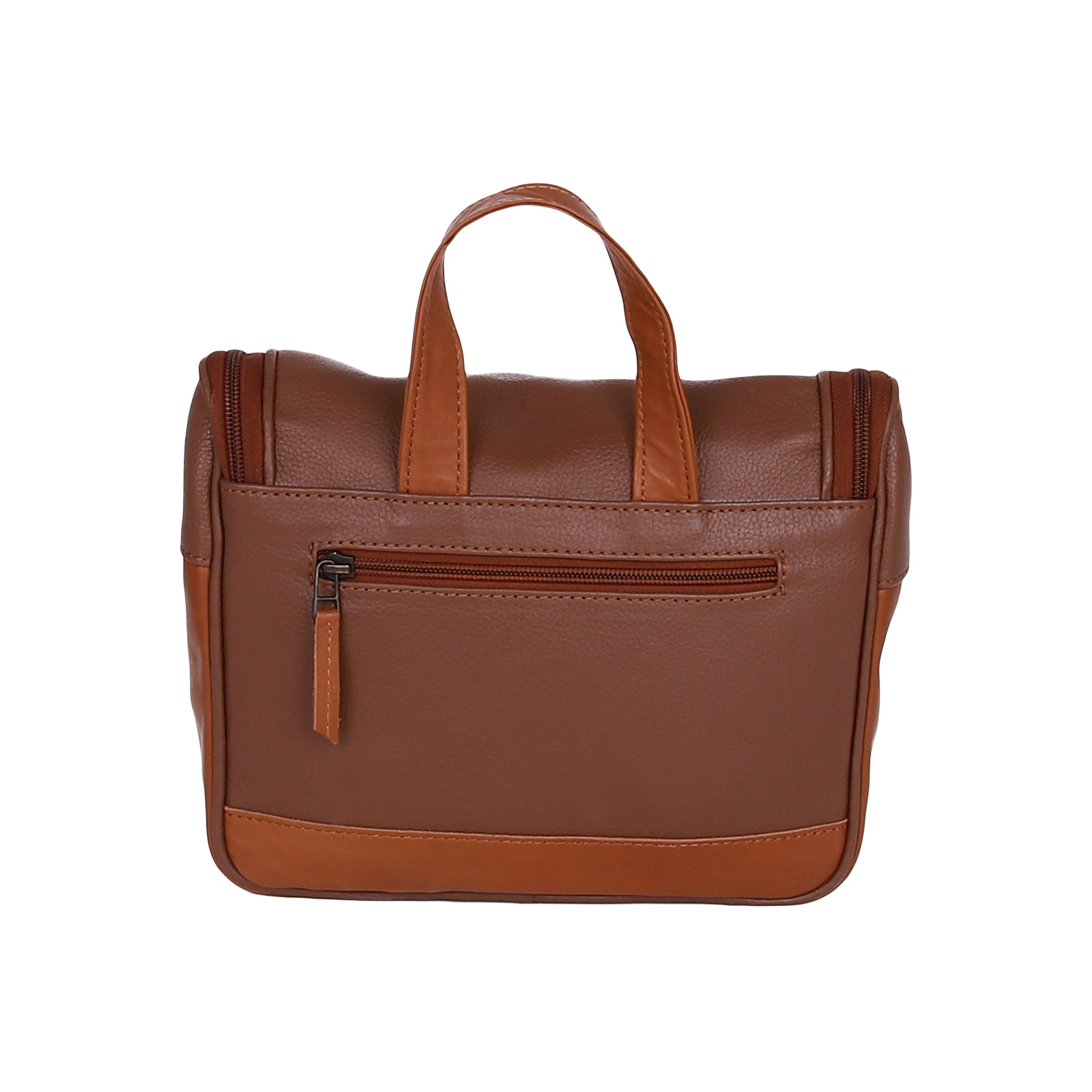 Leather Wash Bag 1921 - Brown