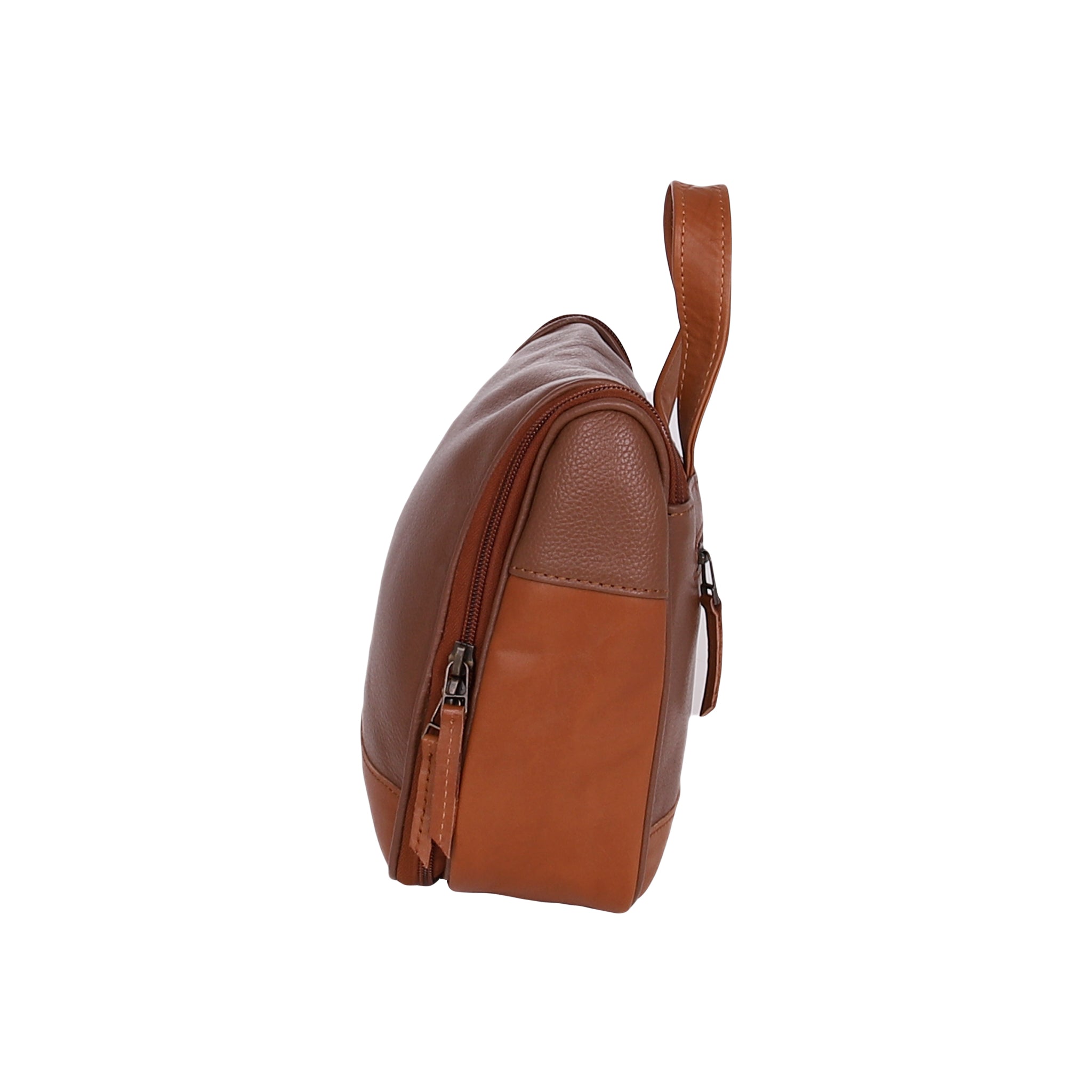 Leather Wash Bag 1921 - Brown
